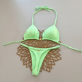Bikini verde menta cuadrado