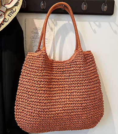 Raffia Natural Tote