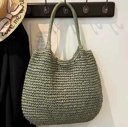 Raffia Natural Tote